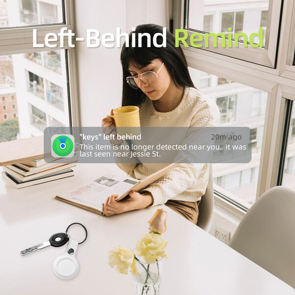 Key Finder Locator,Luggage Tracker,Bluetooth Key Tracker Tag Works with Apple Find My Keys Tracking Device with Replaceable Battery,Item Finder for Keys,Bags,Wallets,Luggage,Kid,Dogs, Cats  