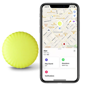Key Finder Locator, StarTag Wallet Tracker, MangoTek Bluetooth Smart Tracker Tag Work with Apple Find My (iOS Only), Luggage Tracker with Holder Case & 1 Year Replaceable Battery