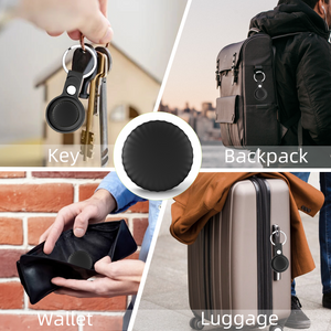 Key Finder Locator, StarTag Wallet Tracker, MangoTek Bluetooth Smart Tracker Tag Work with Apple Find My (iOS Only), Luggage Tracker with Holder Case & 1 Year Replaceable Battery