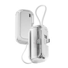 Mini Portable Charger, Power Bank with Built-in USB-C Connector, 22.5W Fast Charging Battery Pack, 5000mAh External Phone Charger for  iPhone 17/16/15 Series, Samsung S24/23 Series, Google etc