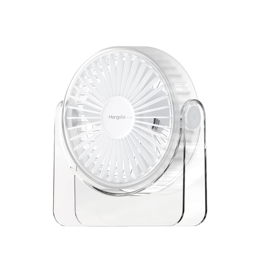 AIR Desktop Fan, USB Powered Personal Fan 3 Speeds, Slim Silent, Strong Airflow Small Portable Desk Fan for Home Office School