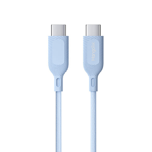 60W USB C to USB C Cable, 1.2M Fast Charging Type C Braided Cord for iPhone 16/15 Series, MacBook Pro/Air, iPad Pro/Air/Mini, Galaxy S24/S23/S22+, Pixel, Huawei and More